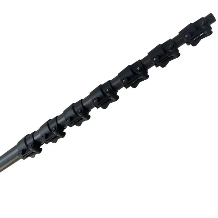 Anti - Kev Hloov Cov Roj Carbon Fiber Telescopic Ncej