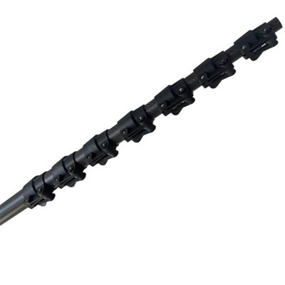 Anti - Kev Hloov Cov Roj Carbon Fiber Telescopic Ncej