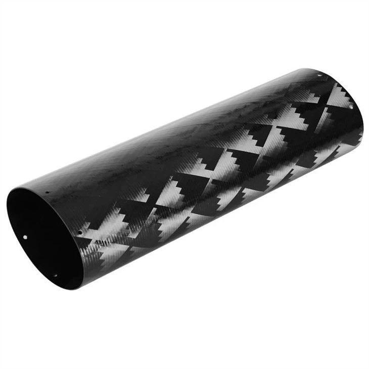Carbon-Faser-Motorrad-Auspuffrohr